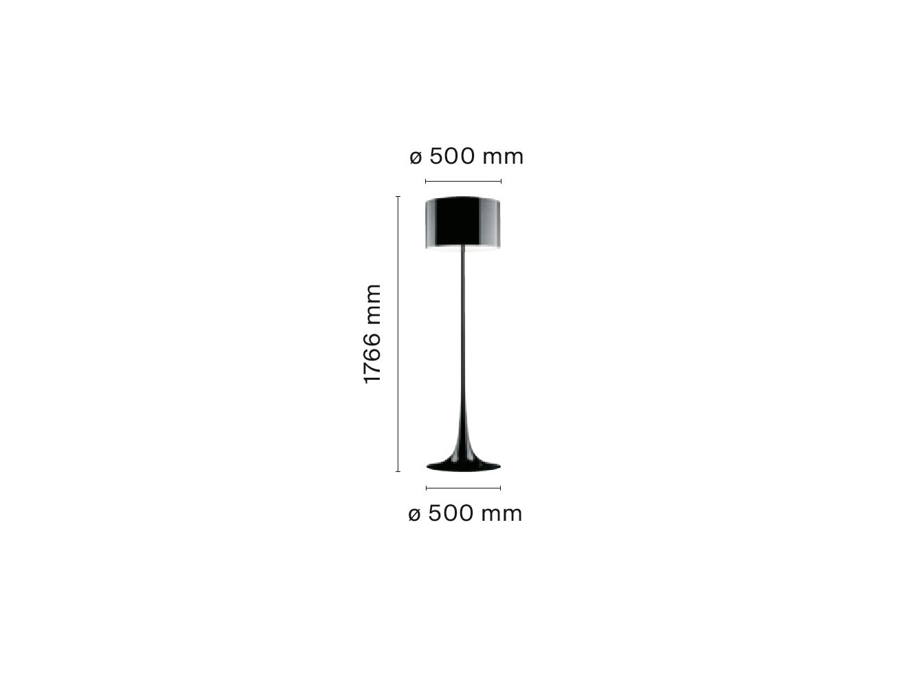 Flos Lámpara de pie Spun Light F