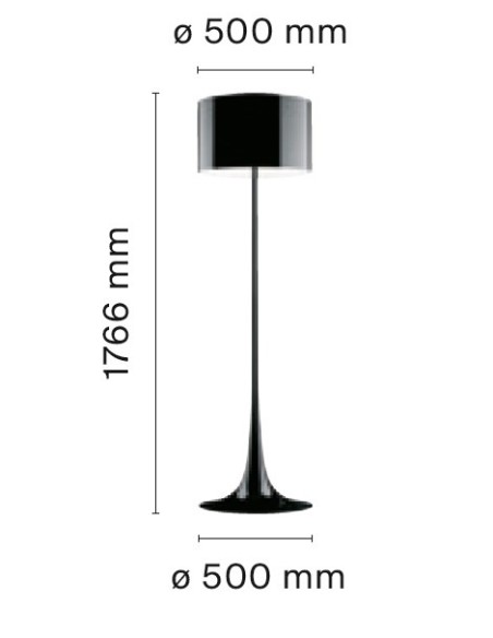 Flos Lámpara de pie Spun Light F