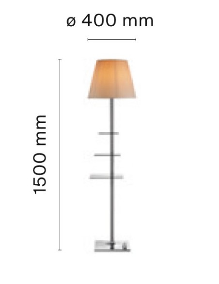 Flos Lámpara de pie Bibliotheque Nat