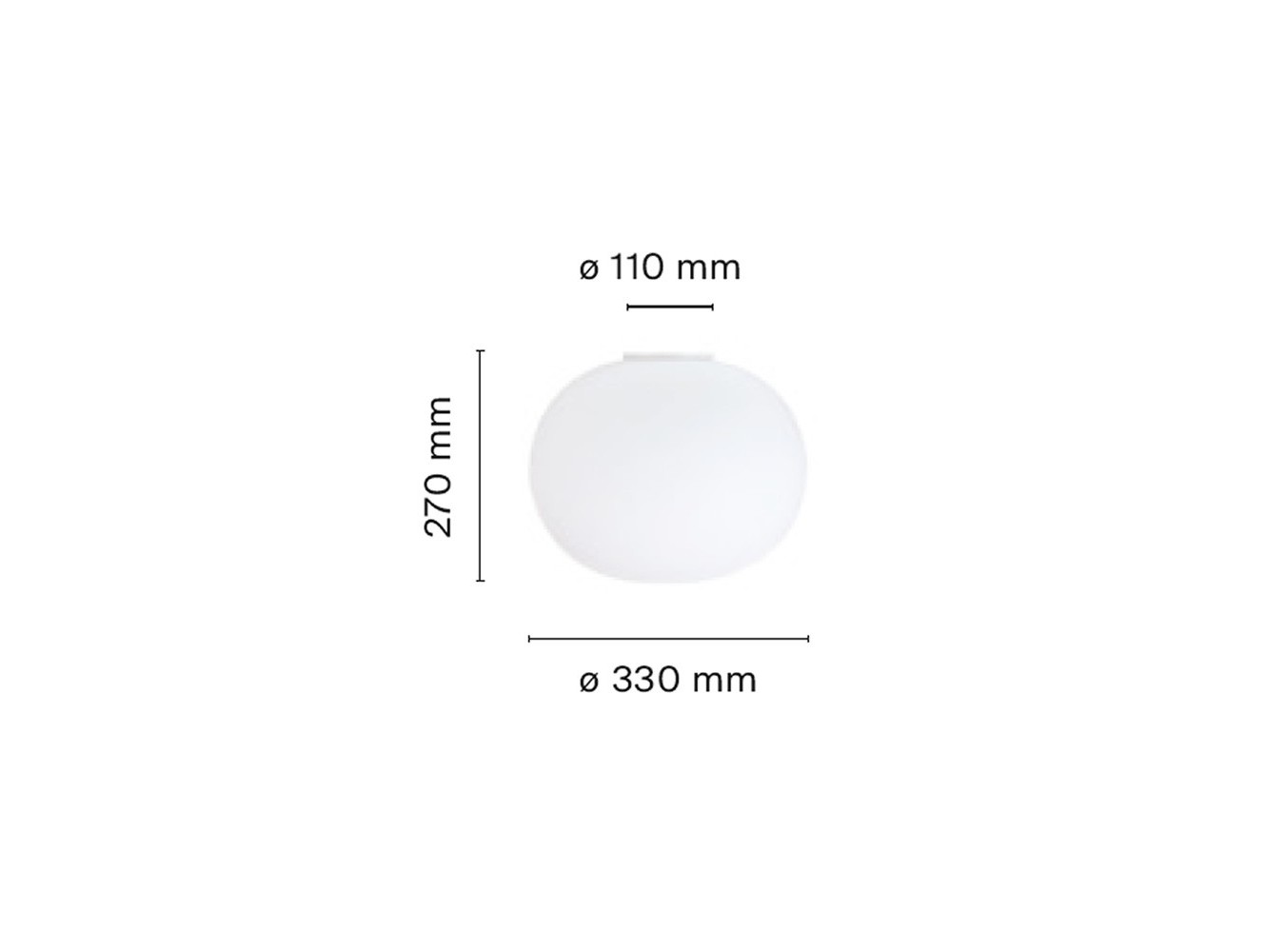 Flos lámpara de techo Glo-Ball C1