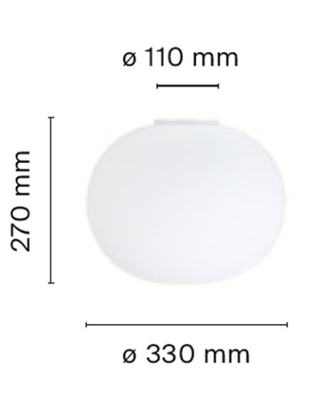 Flos lámpara de techo Glo-Ball C1