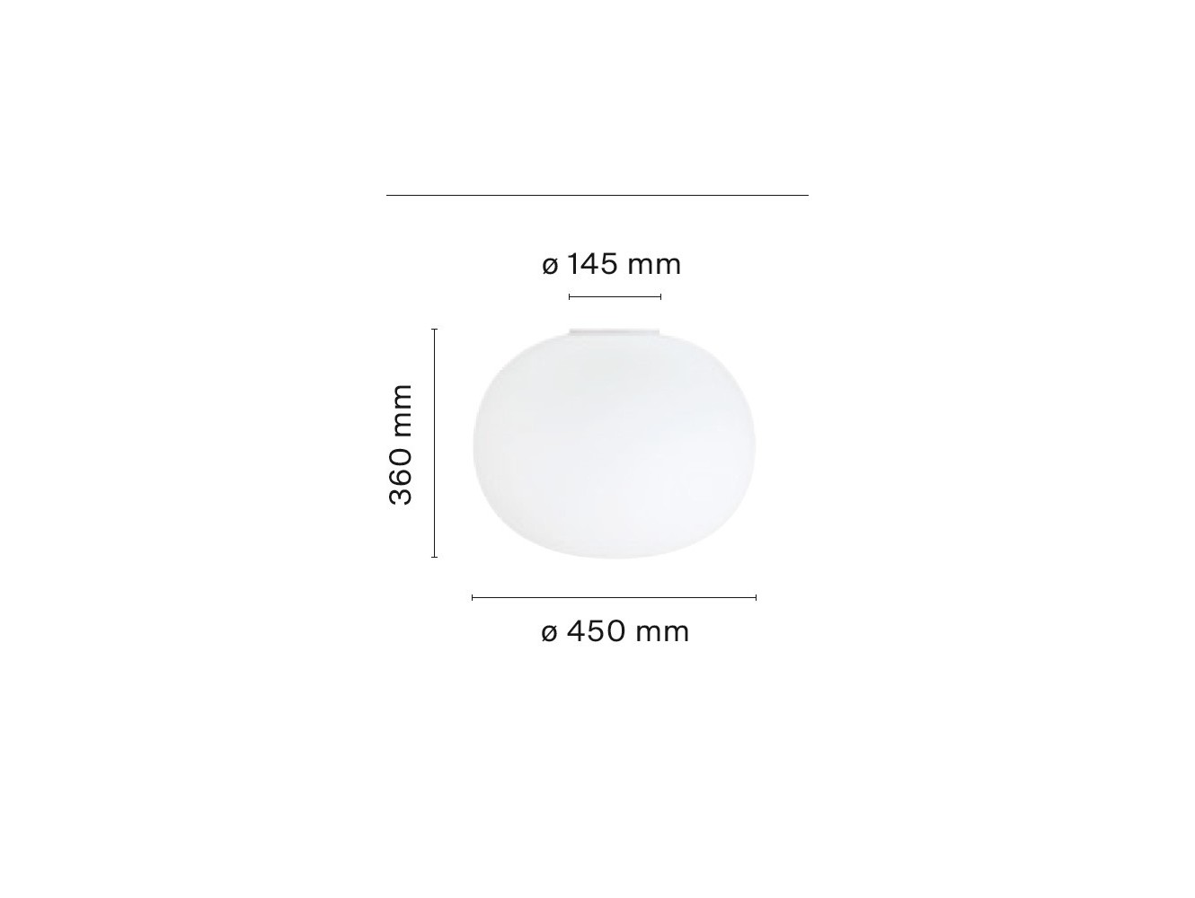 Flos lámpara de techo Glo-Ball C2