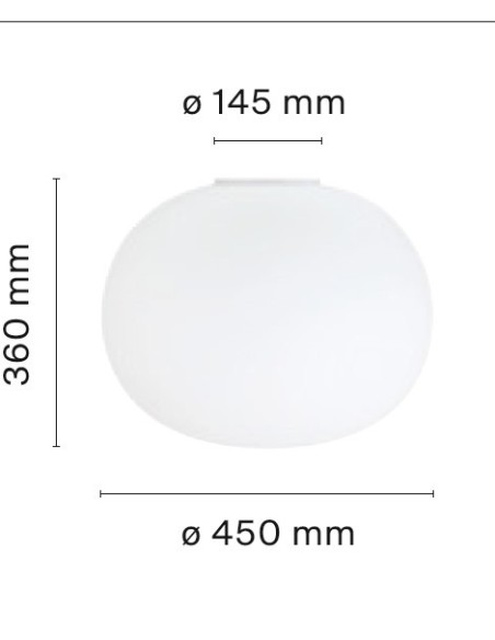 Flos lámpara de techo Glo-Ball C2