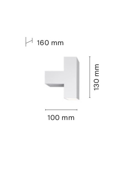 Flos lámpara de pared Tight Light Blanco
