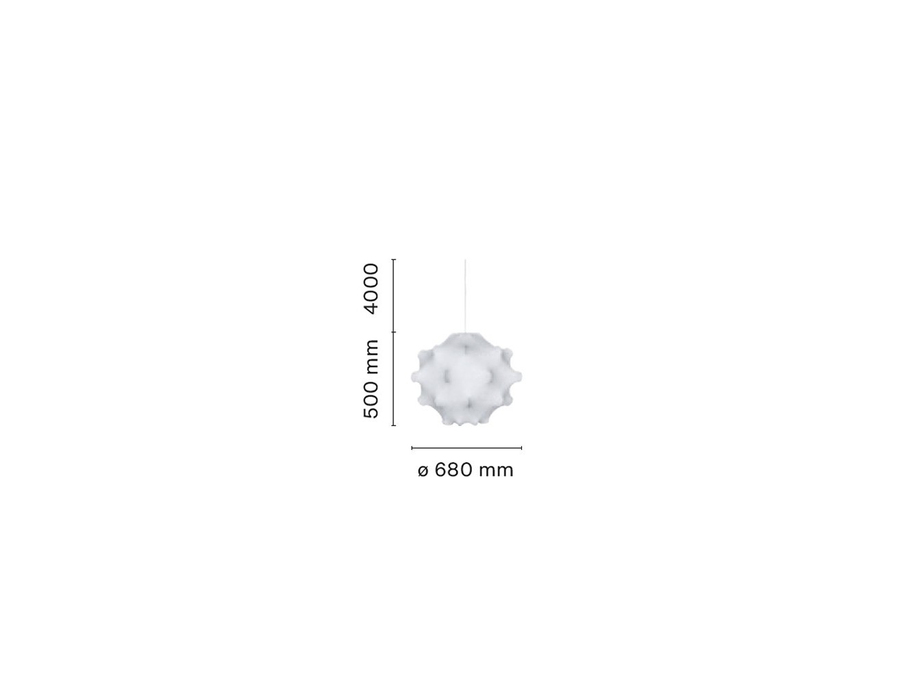Flos Lámpara de suspensión Taraxacum S1 Cocoon New Ed.05