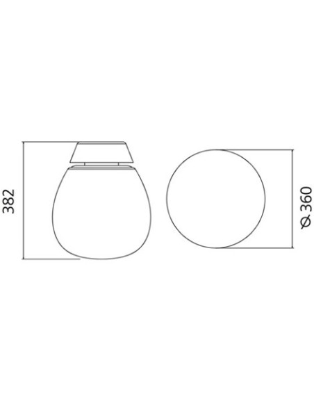 Artemide lámpara de techo Empatia 36 Led C/W