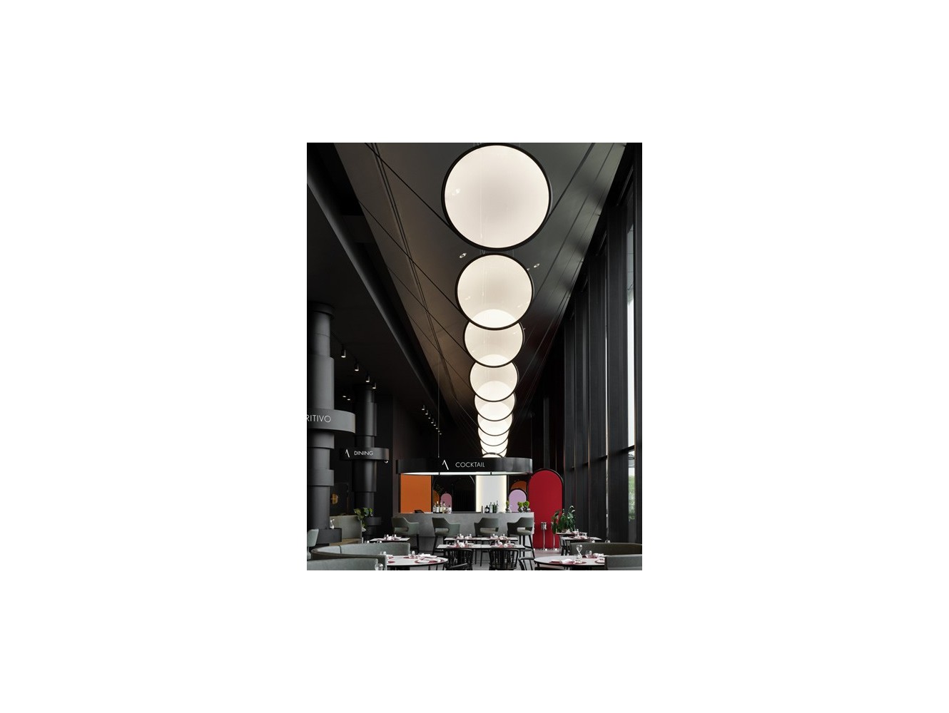 Artemide lámpara suspensión Discovery Vertical 100