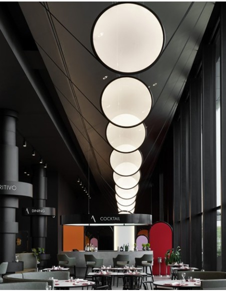 Artemide lámpara suspensión Discovery Vertical 100