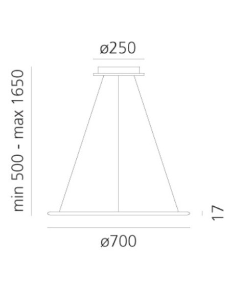 Artemide lámpara de suspensión Discovery Led S