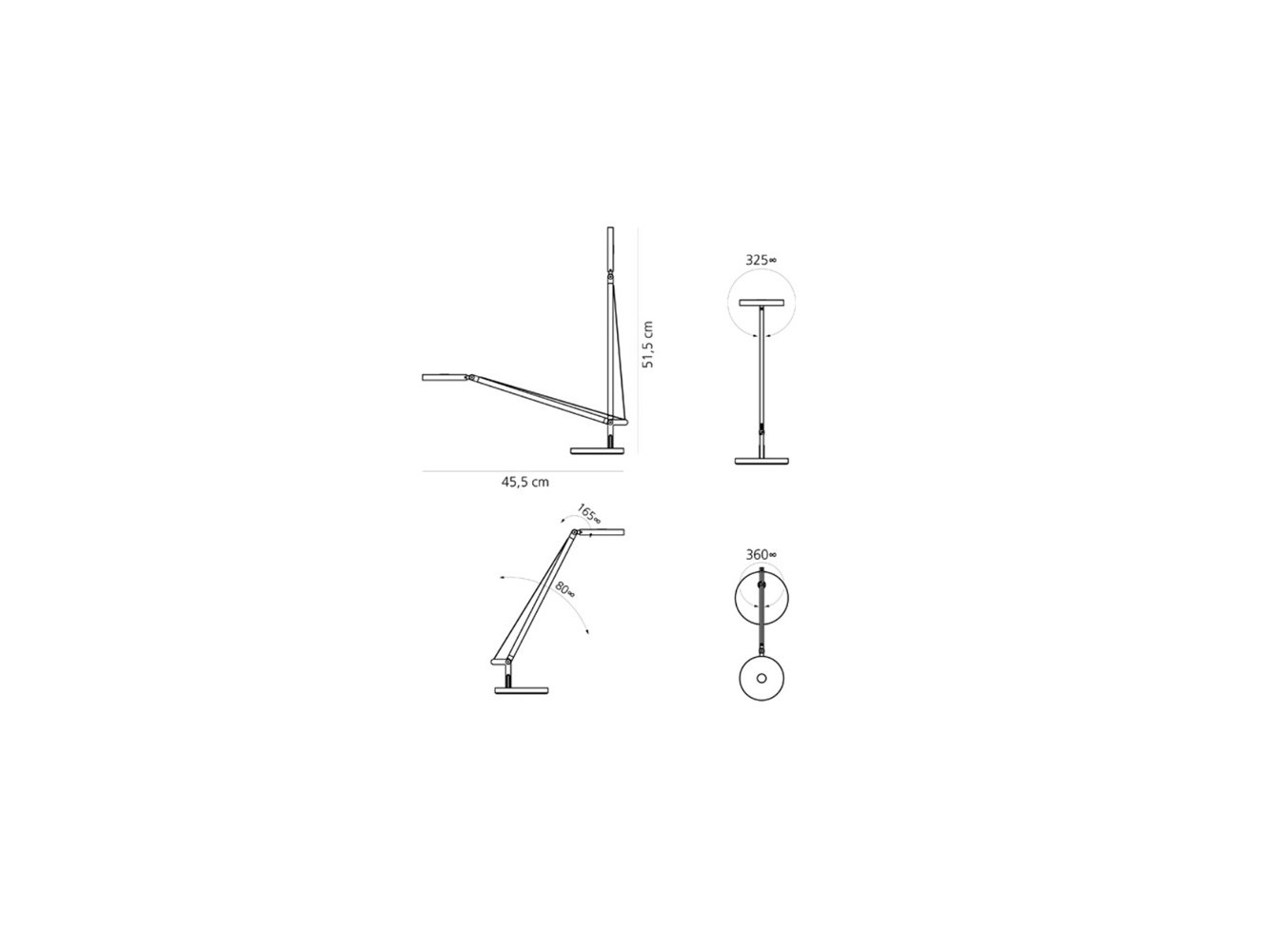 Artemide lámpara sobremesa Demetra Micro T