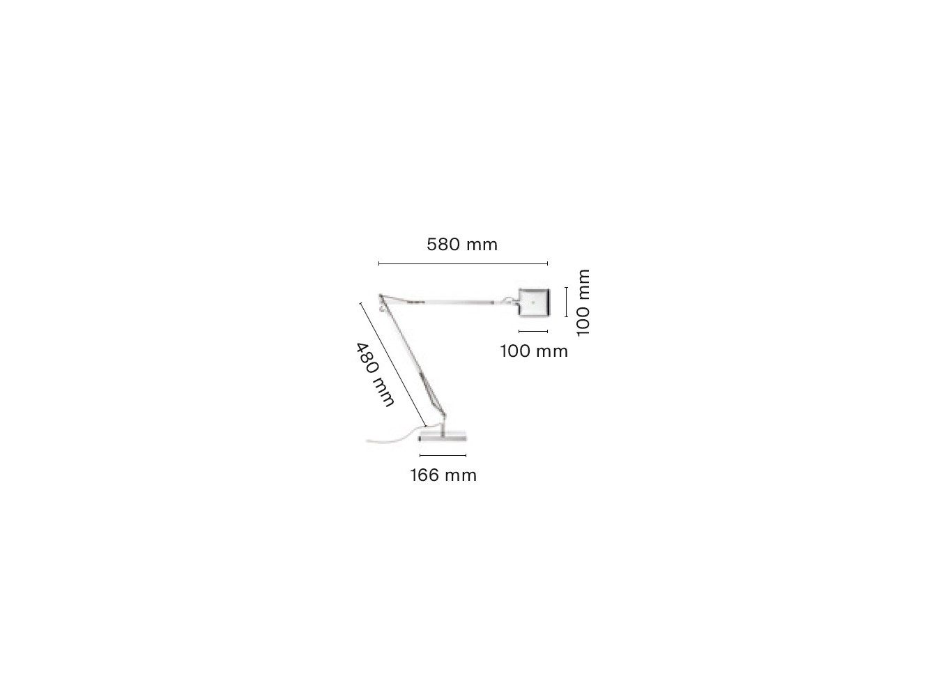 Flos Lámpara de sobremesa Kelvin Led Base