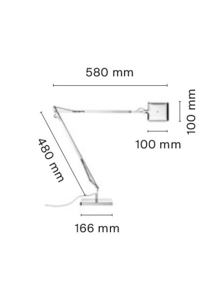 Flos Lámpara de sobremesa Kelvin Led Base