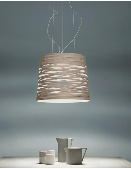 Foscarini Tress Grande lámpara de suspensión Halógena H.3,5Mt