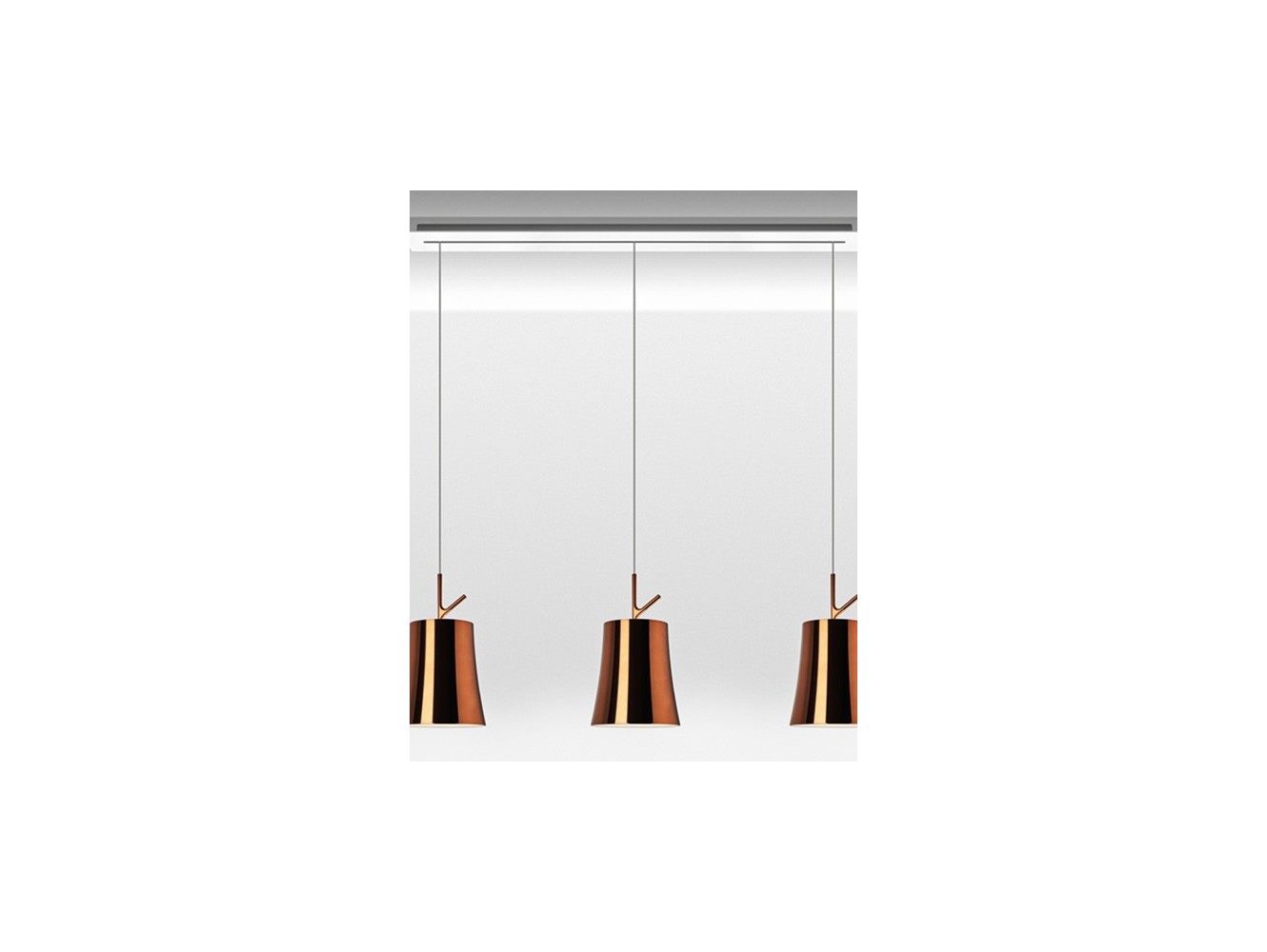 Foscarini Birdie lámpara de suspensión Grande H.3,5M.