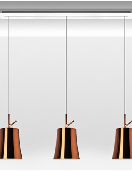 Foscarini Birdie lámpara de suspensión Grande H.3,5M.