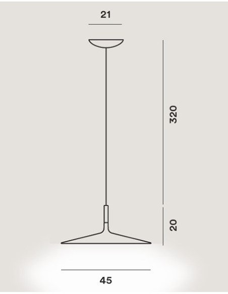 Foscarini Aplomb Large lámpara de suspensión Dimmer