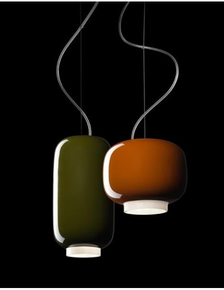 Foscarini Chouchin 2 lámpara de suspensión E27 Retrofit Verde 3,5M.