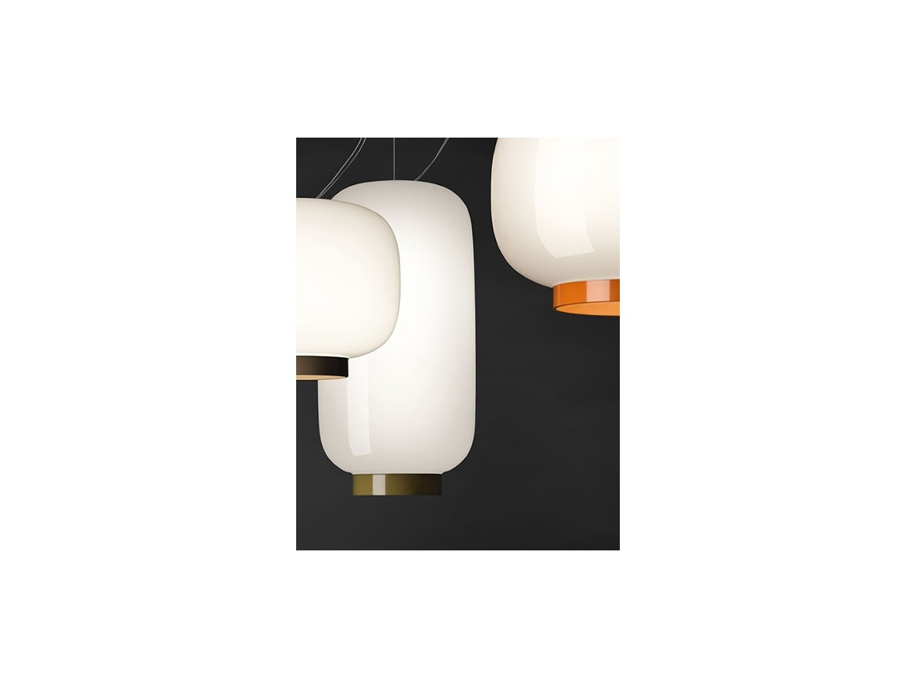 Foscarini Chouchin 2 lámpara de suspensión E27 Retrofit Rev.Verde 3,5