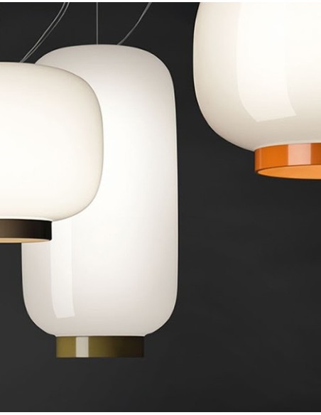 Foscarini Chouchin 2 lámpara de suspensión E27 Retrofit Rev.Verde 3,5