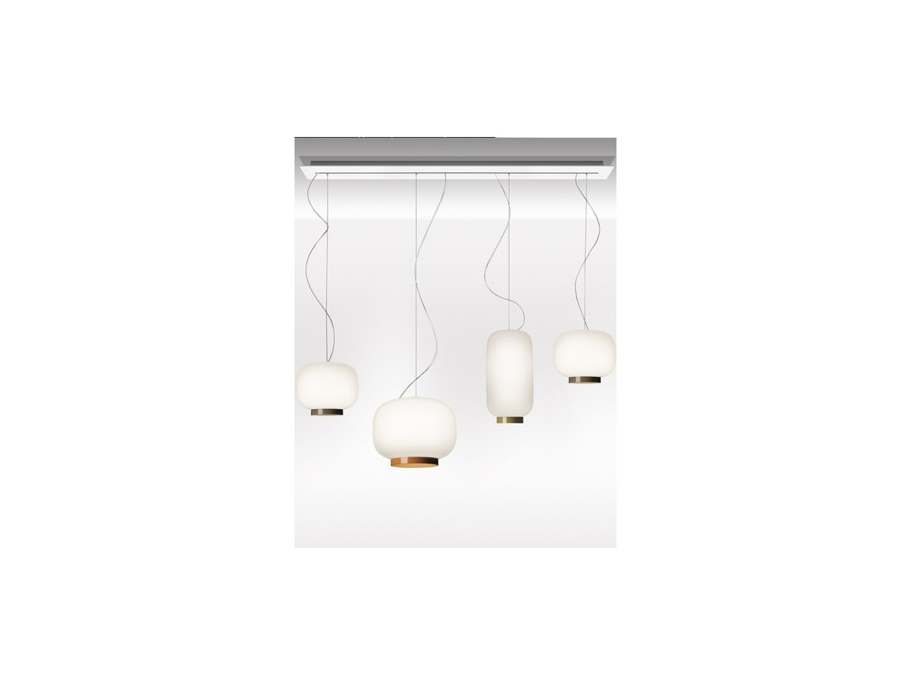 Foscarini Chouchin 2 lámpara de suspensión E27 Retrofit Rev.Verde 3,5