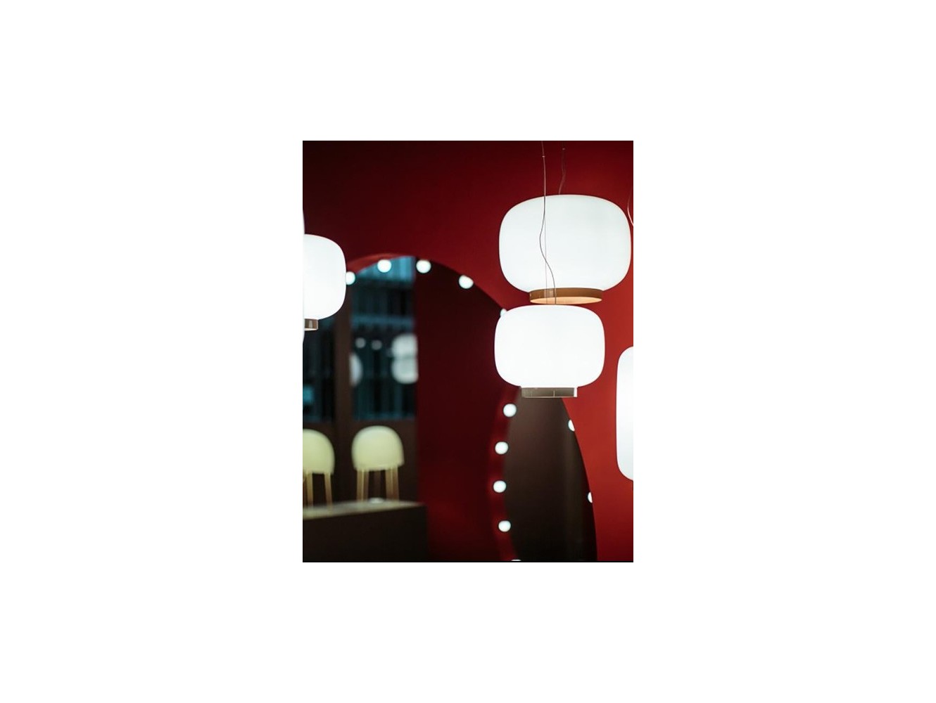 Foscarini Chouchin 3 lámpara de suspensión E27 Retrofit Rev.Gris 3,5