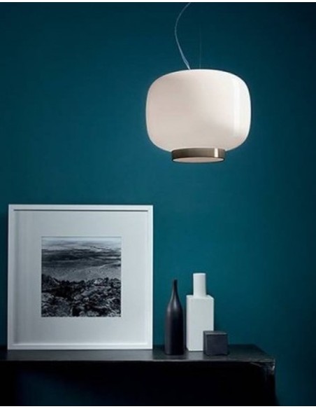 Foscarini Chouchin 3 lámpara de suspensión E27 Retrofit Rev.Gris 3,5