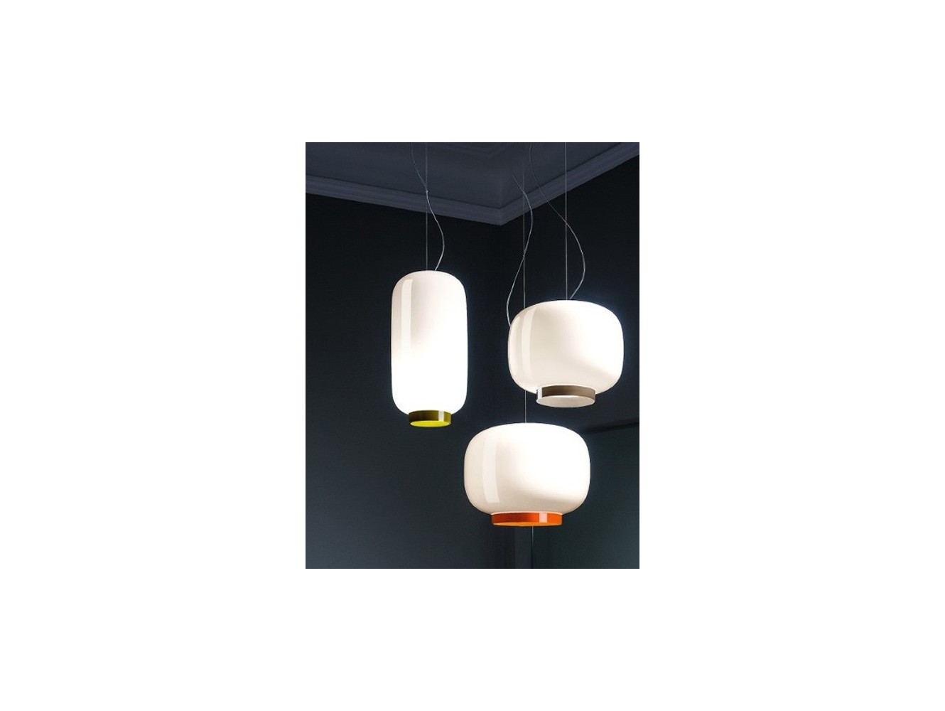 Foscarini Chouchin 3 lámpara de suspensión E27 Retrofit Rev.Gris 3,5