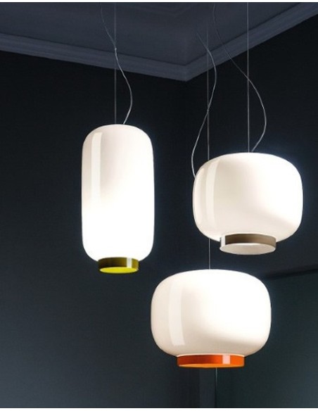 Foscarini Chouchin 3 lámpara de suspensión E27 Retrofit Rev.Gris 3,5