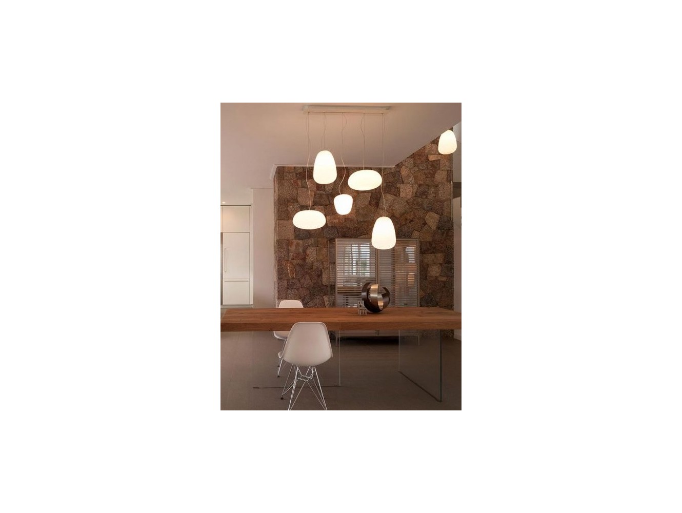 Foscarini Rituals 3 lámpara de suspensión E27 Blanco H.3,5M