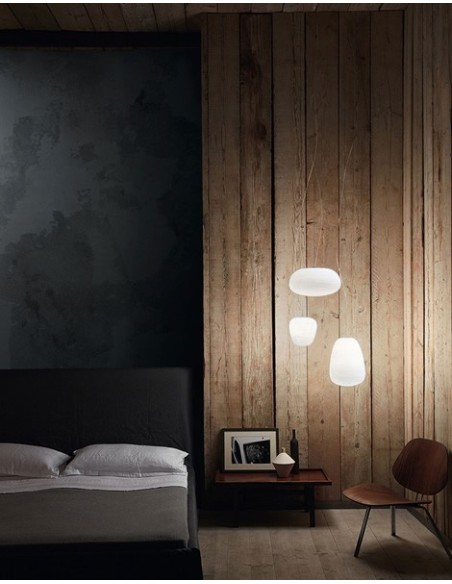 Foscarini Rituals 3 lámpara de suspensión E27 Blanco H.3,5M