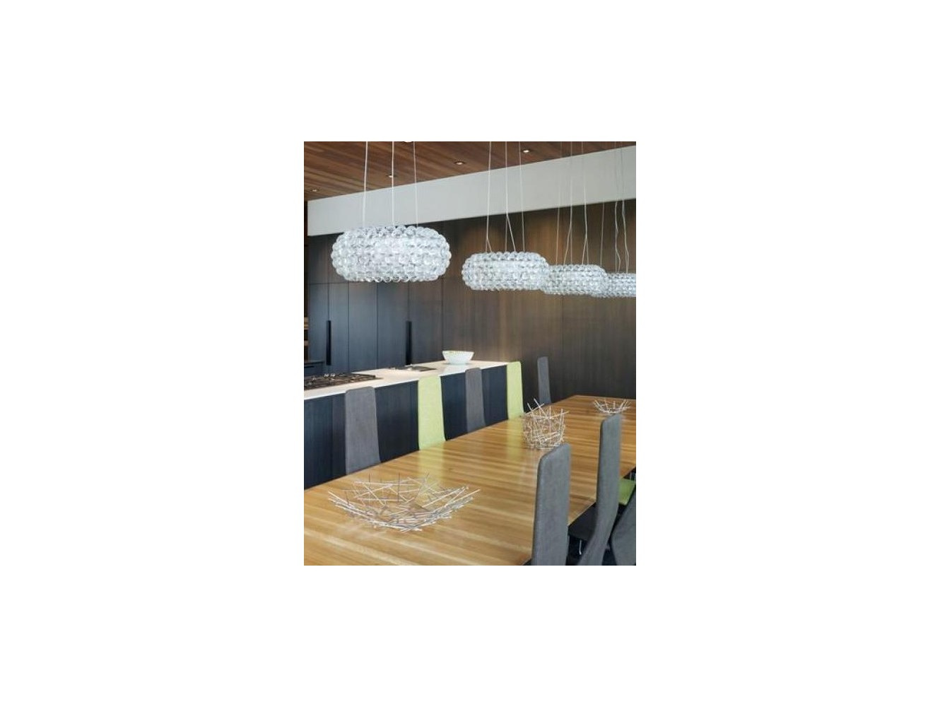 Foscarini Caboche Media lámpara de suspensión Halógena H.3,5