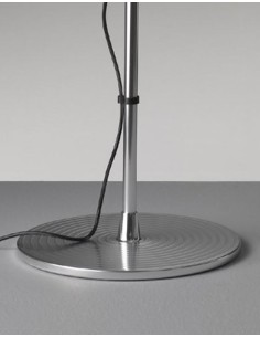Artemide base + asta aluminio