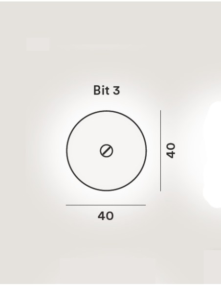 Foscarini Bit 3 Lámpara De Pared Blanco