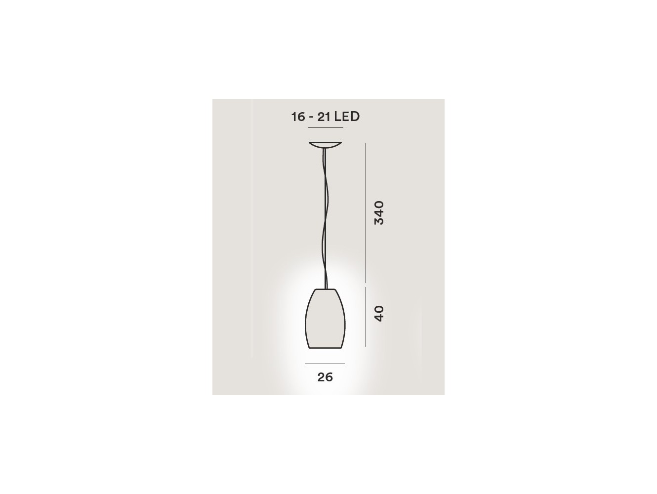 Foscarini Buds 1 lámpara de suspensión E27 Retrofit Blanco Cálido 3,5M