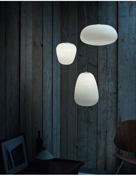 Foscarini Rituals 1 lámpara de suspensión E27 Blanco H.3,5M.