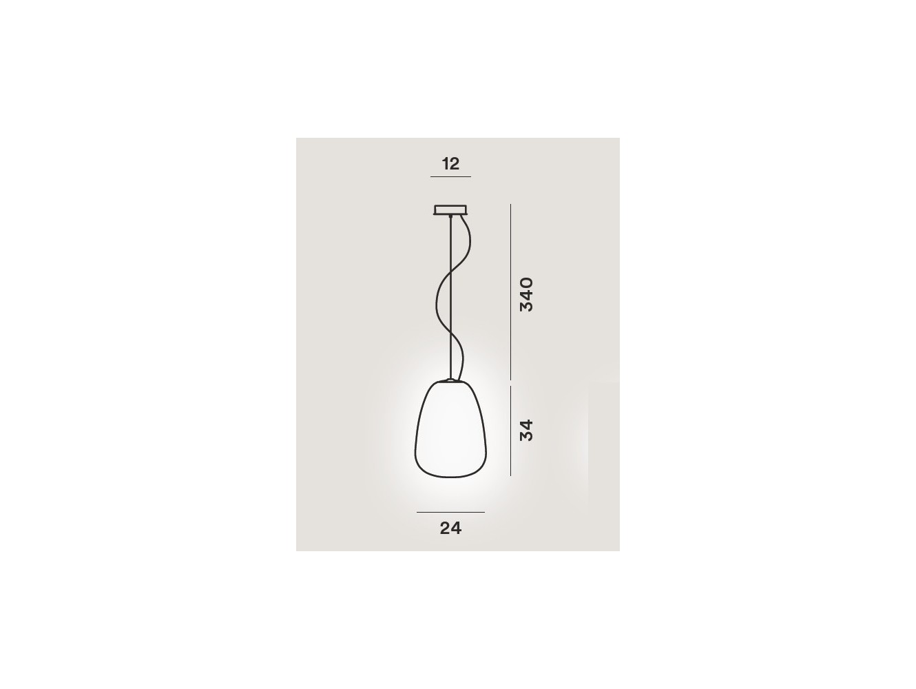 Foscarini Rituals 1 lámpara de suspensión E27 Blanco H.3,5M.