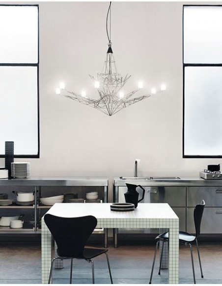 Foscarini Lightweight lámpara de suspensión Anonizado H.3,5M.