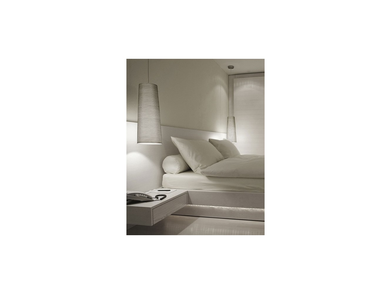 Foscarini Tite 2 lámpara de suspensión Negro H.3,5M.
