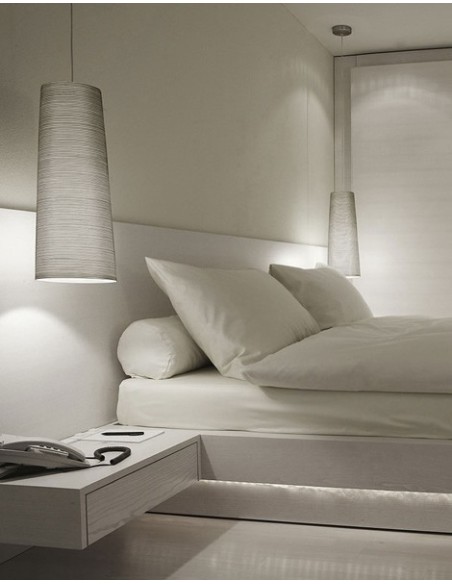 Foscarini Tite 2 lámpara de suspensión Negro H.3,5M.