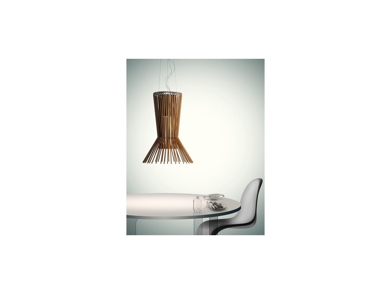 Foscarini Allegretto Vivace lámpara de suspensión Cobre H.3,5M.