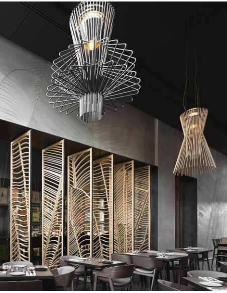 Foscarini Allegro Ritmico lámpara de suspensión Led Dimmer Grafito