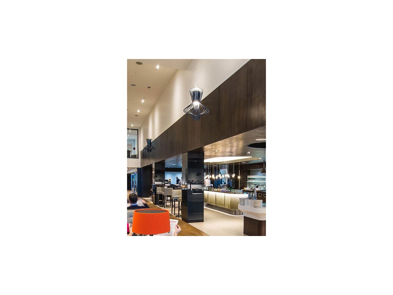 Foscarini Allegretto Ritmico lámpara de suspensión Grafito H.3,5M.