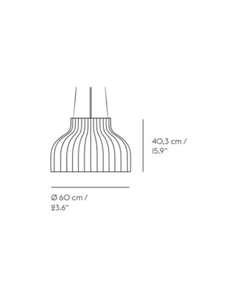 Muuto Strand Open lámpara de suspensión 60cm