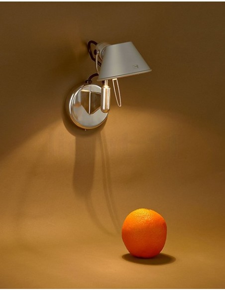 Artemide lámpara de pared Tolomeo Micro Faretto con interruptor