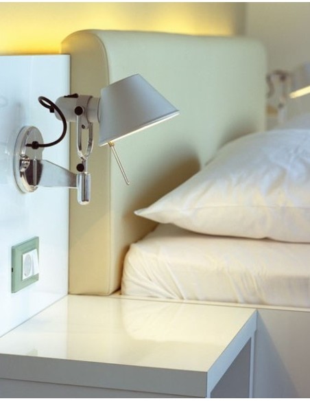 Artemide lámpara de pared Tolomeo Micro Faretto con interruptor