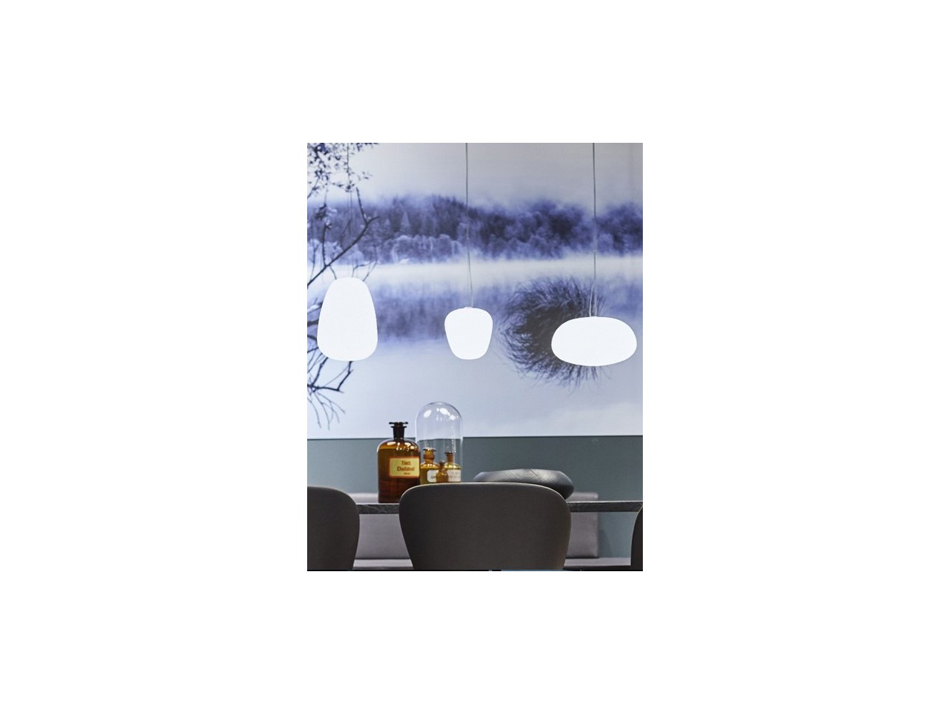 Foscarini Rituals 2 lámpara de suspensión E27 Blanco H.3,5M.