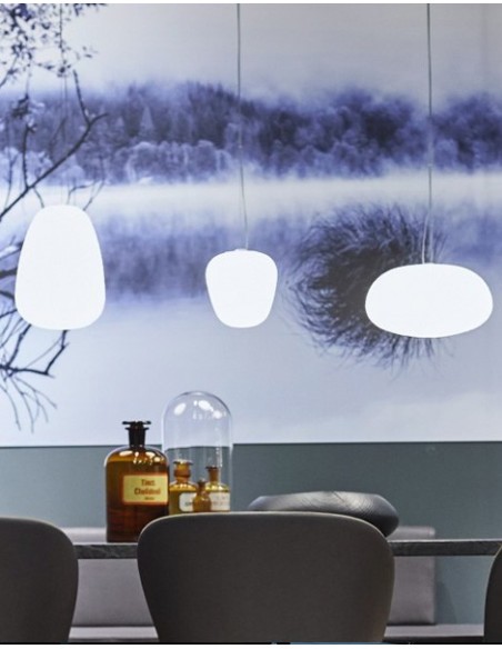 Foscarini Rituals 2 lámpara de suspensión E27 Blanco H.3,5M.
