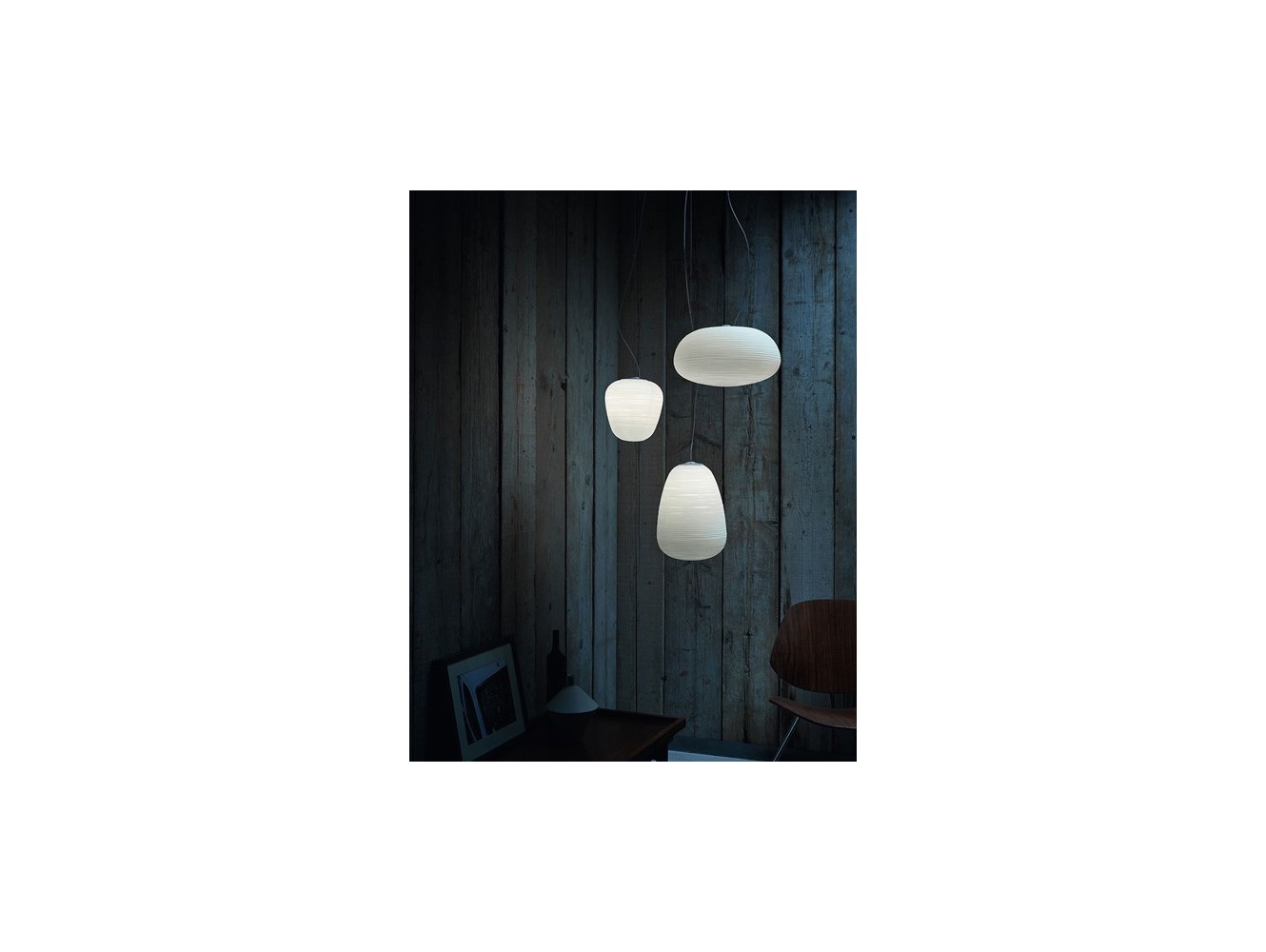 Foscarini Rituals 2 lámpara de suspensión E27 Blanco H.3,5M.
