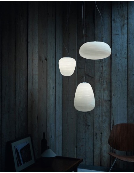 Foscarini Rituals 2 lámpara de suspensión E27 Blanco H.3,5M.