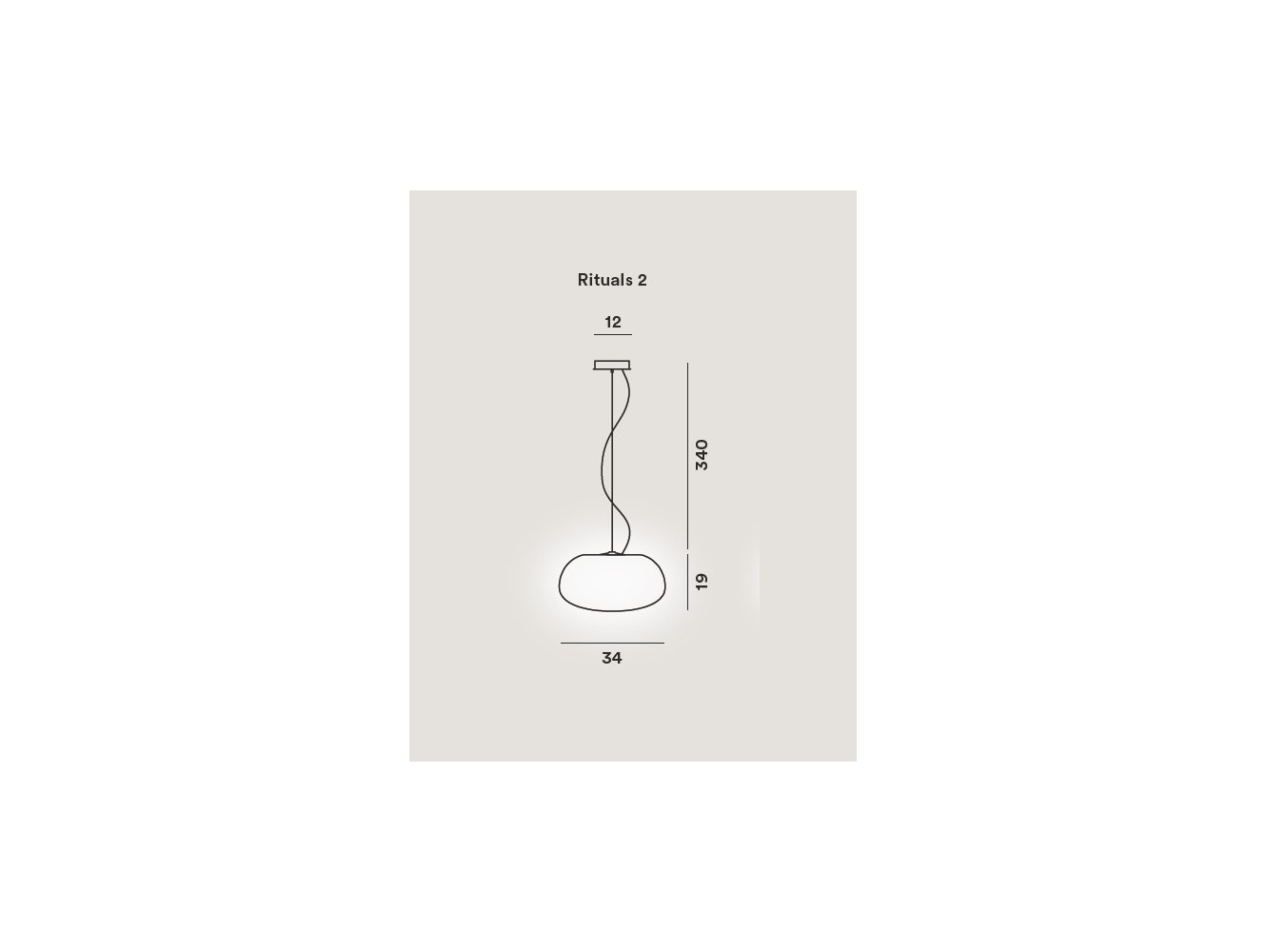 Foscarini Rituals 2 lámpara de suspensión E27 Blanco H.3,5M.